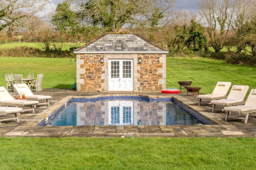 The Manor House At Boconnion Villa Bodmin Dış mekan fotoğraf